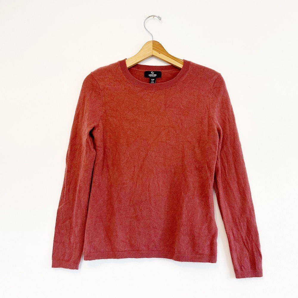 LANDS END 100% cashmere sweater